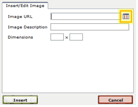 Browse button highlighted in image dialog